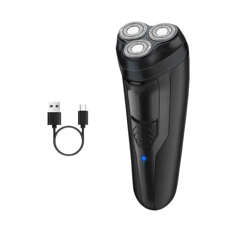 Electric Shaver Rechargeable Mini Portable Razor with Intelligent Floating Blade System