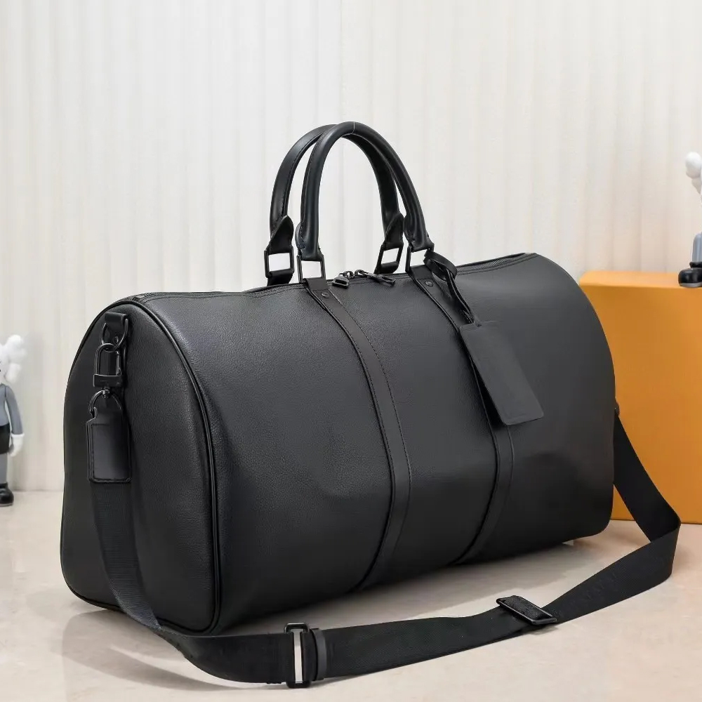Unisex Duffle Bag Fashion Travel Bag Leather Men H...