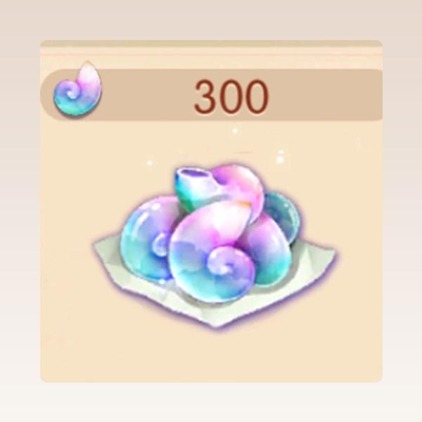 300 Colorful Conch