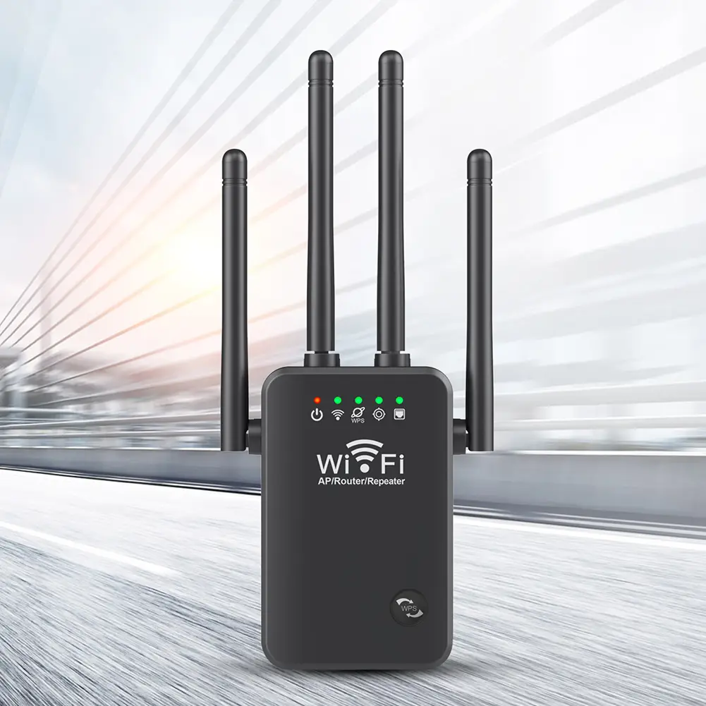 WiFi Extender Signal Booster 2 4GHz Network Repeater Router 300Mbps 
