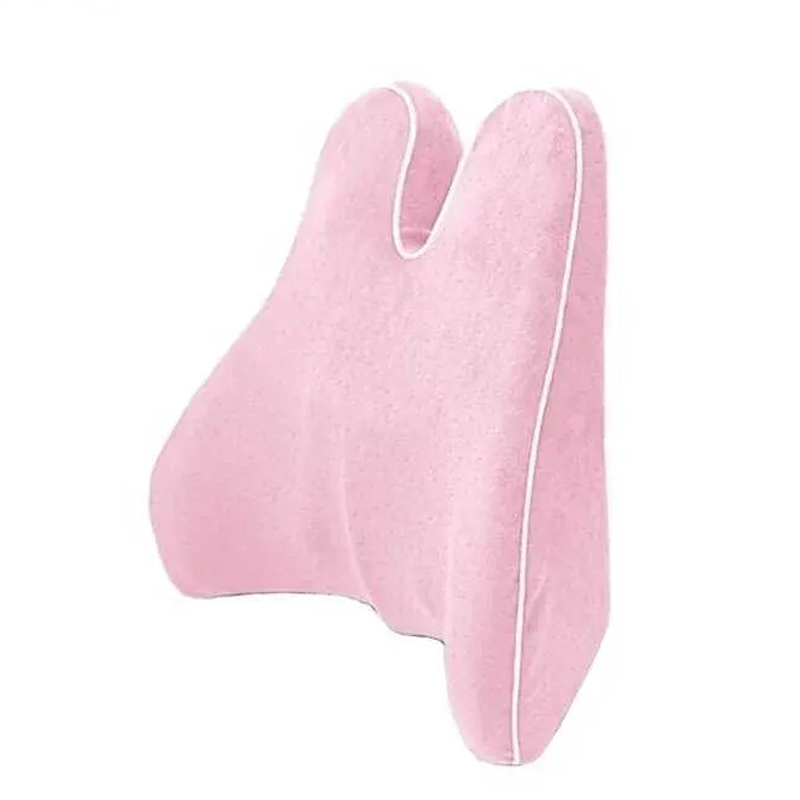 Orthopedic Chair Back Cushion Memory Foam Seat Pillow Lumbar & Spine Coccyx Support Protection