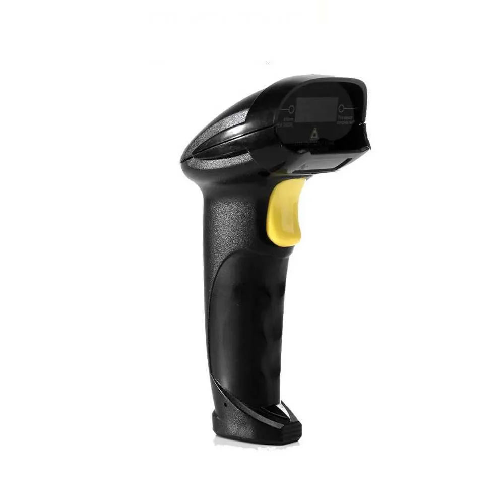 USB OR RS232 Cable Laser Barcode Scanner Handheld Wired 1D Barcode Scanning Gun For Supermarket