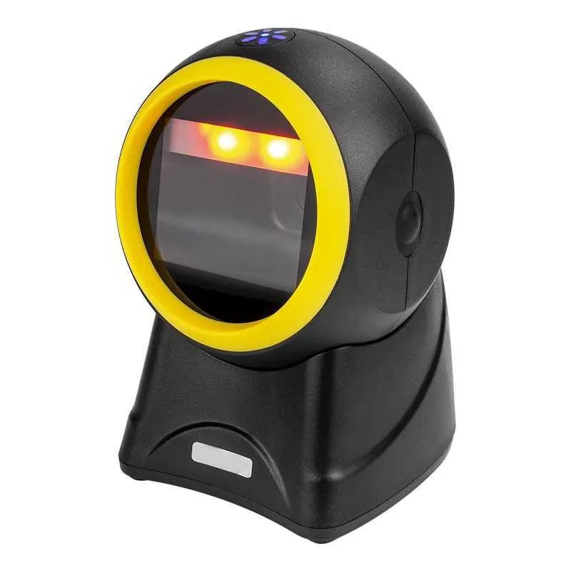 2D Desktop Barcode Scanner Omnidirectional Hands-Free Wired USB Big Barcode Reader 1D QR Screen Barcodes Scanning