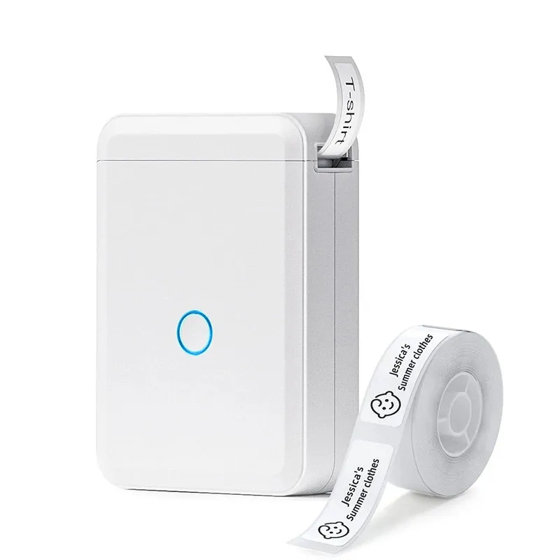 Portable Bluetooth Label Printer Thermal Mini Label Maker Machine With Tape Sticker Self-Adhesive Printer