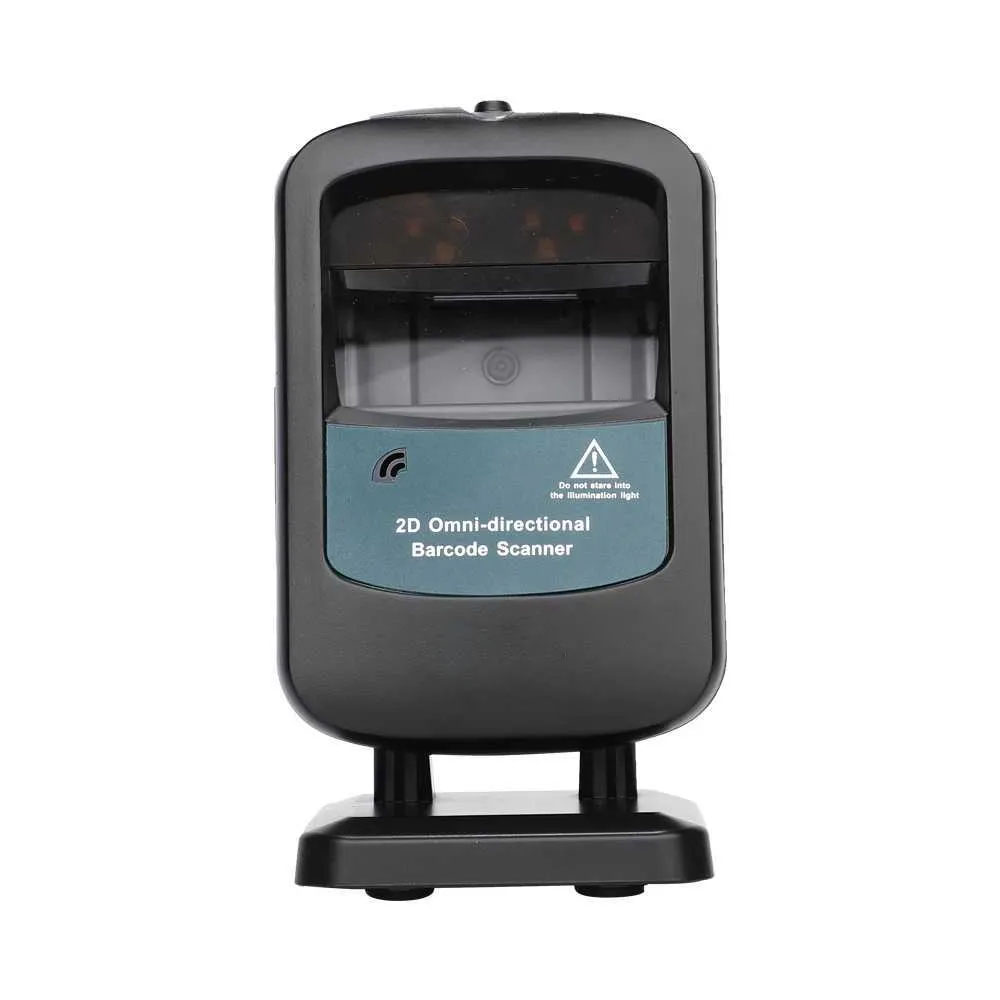1D 2D USB Wired Desktop Barcode Scanner Free Data Matrix QR Code Reader Automatic Sensing Screen Scanning