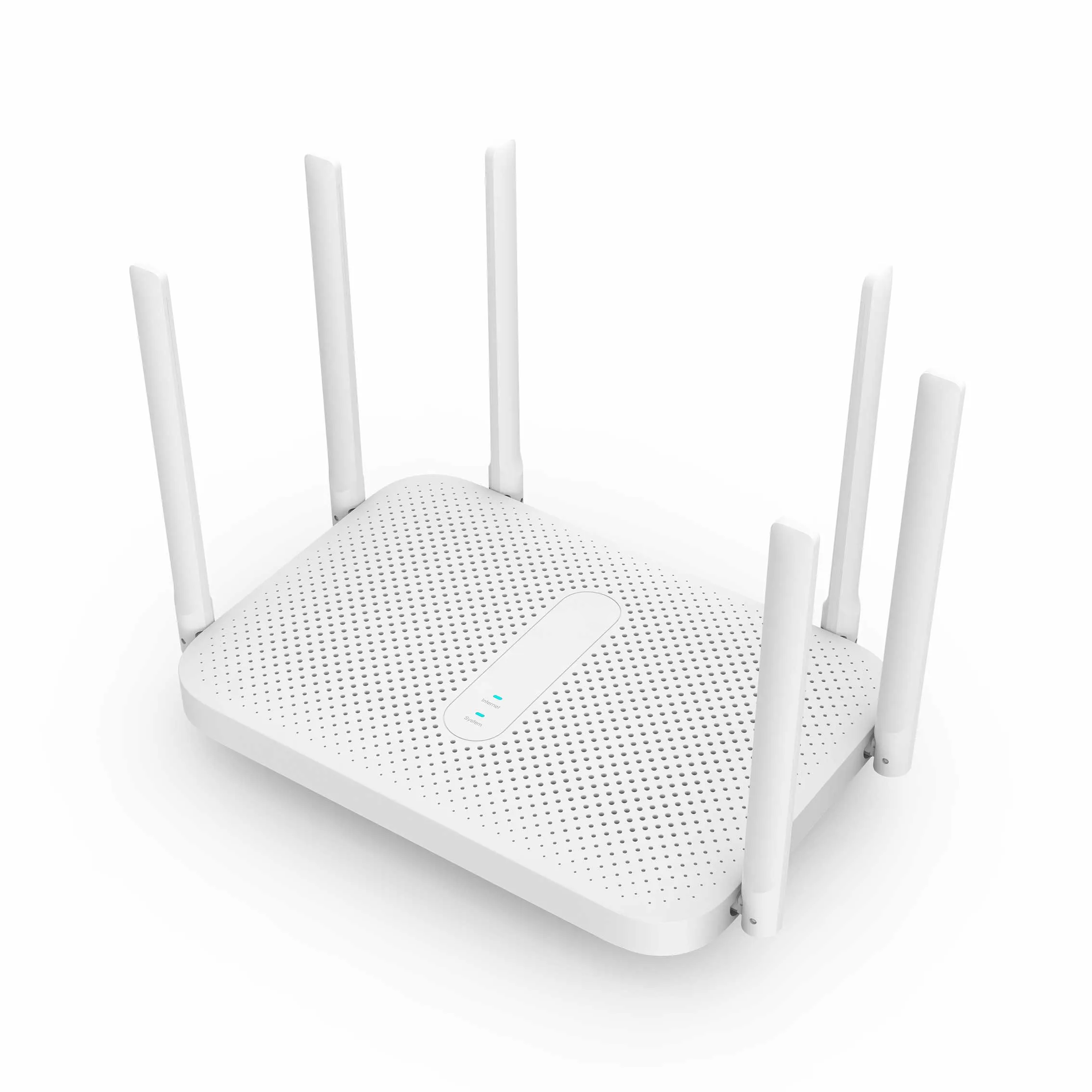 Gigabit Dual-Band Wireless Router with WiFi Repeater, 6 High Gain Antennas for Wide Coverage