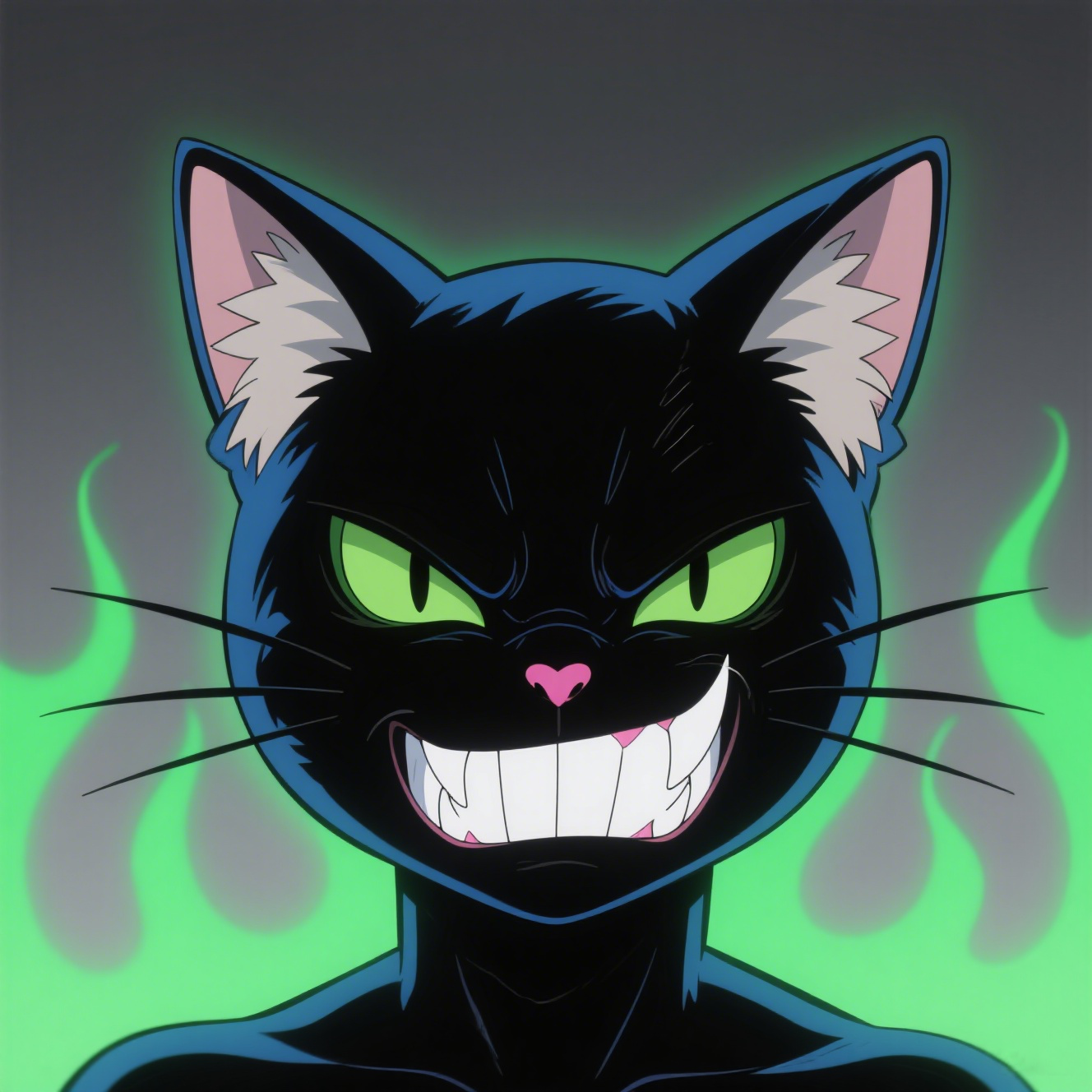 Evil Blackcat Revealed A Sinister Smile