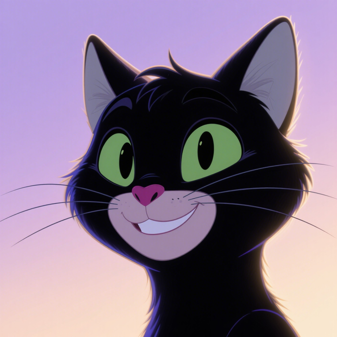 Evil Blackcat Feels Happy Both Physically And Mentally