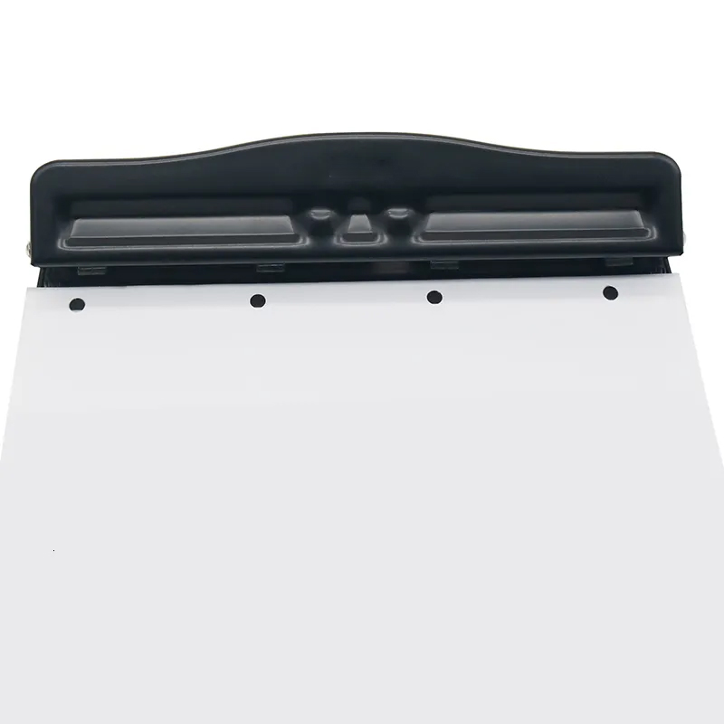 Adjustable 4-Hole Metal Paper Punch Album Cutter A4 Scrapbooking DIY Office Binding Tool