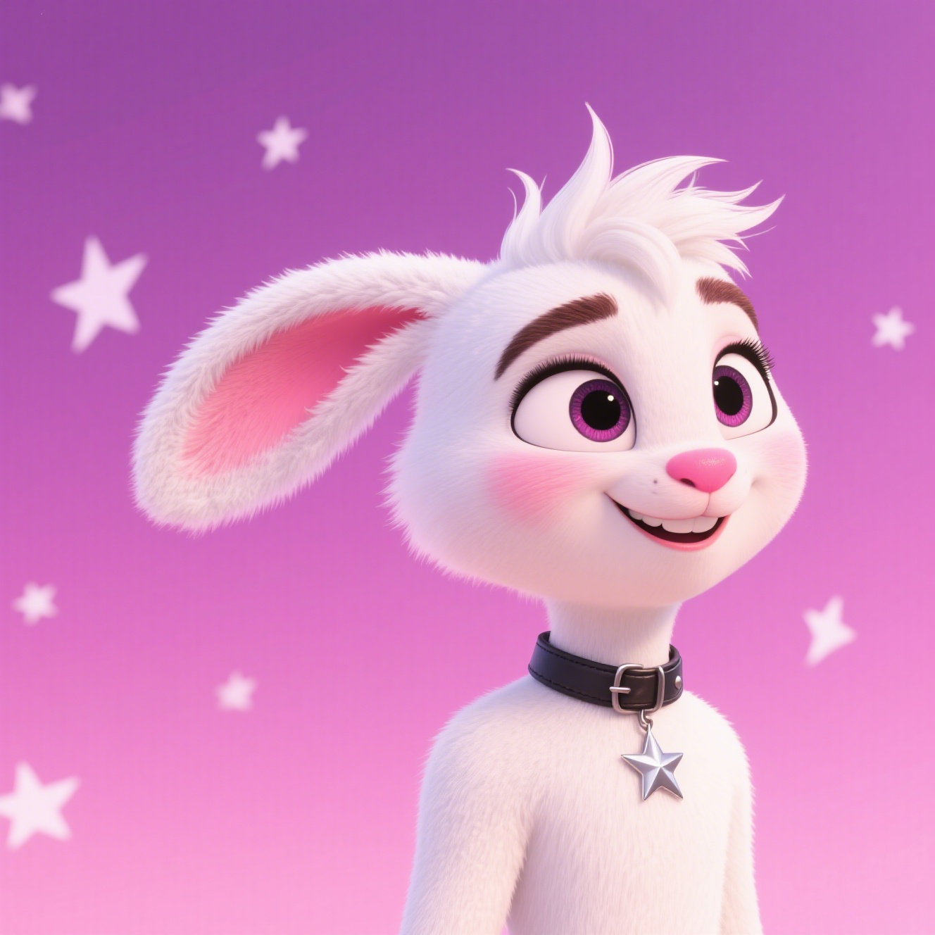 Lena Rabbit Is Gazing Affectionately