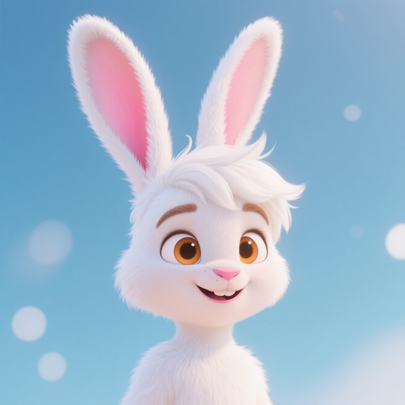 Barton Rabbit Feels Happy