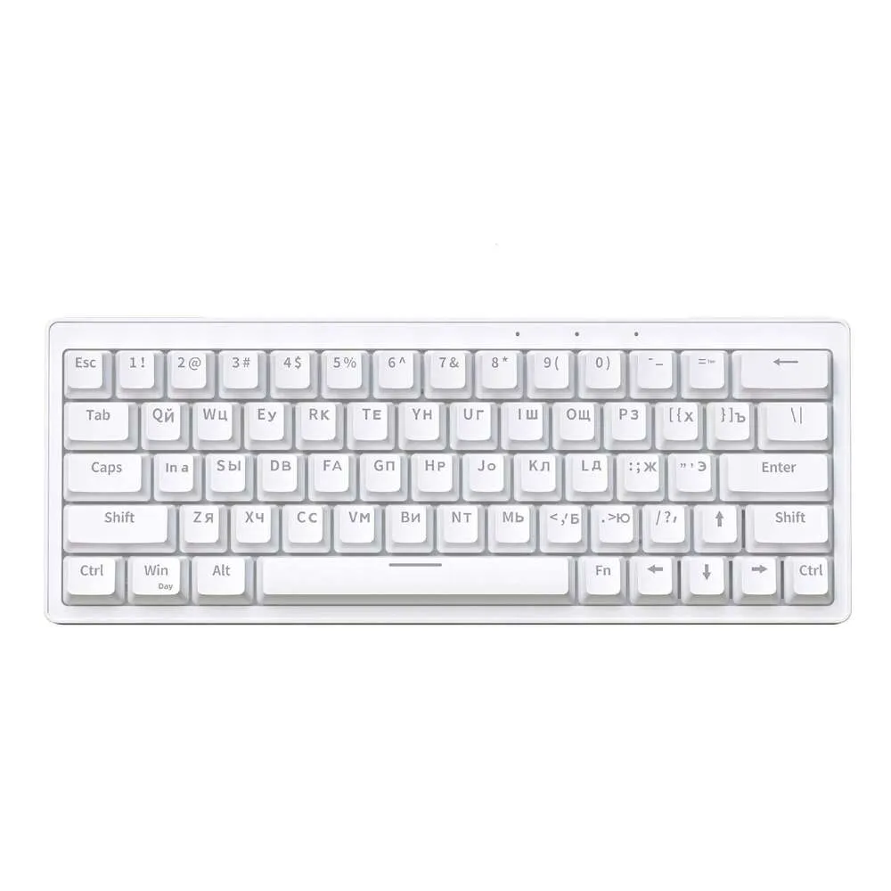 Tri-Mode Mechanical Gaming Keyboard Bluetooth Wireless RGB Hot-Swappable Switch Design