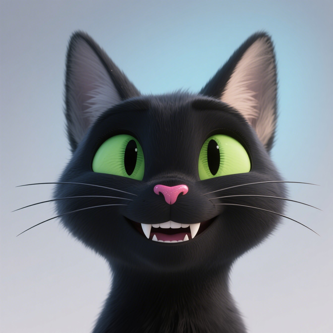 Surprised And Bewildered Evil Blackcat