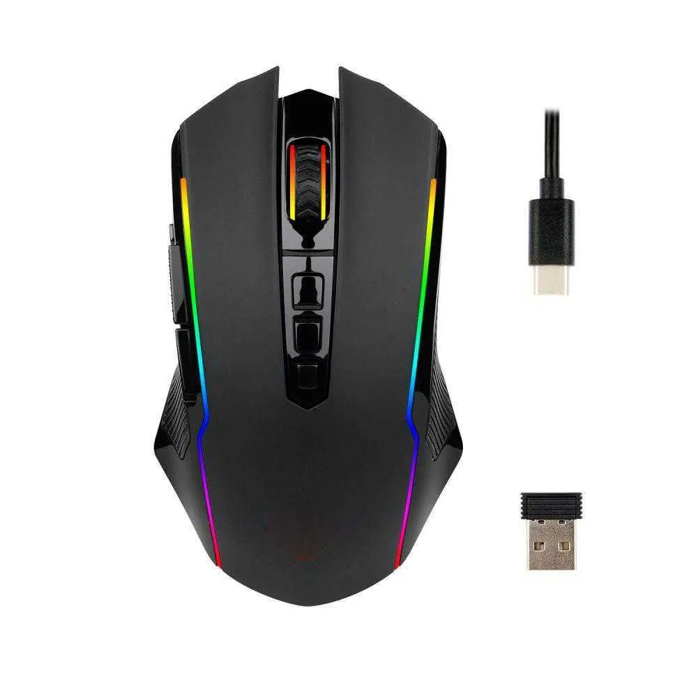 Wireless/Wired Double Modes Gaming Mouse 2.4G With 8000 DPI And 10 Buttons