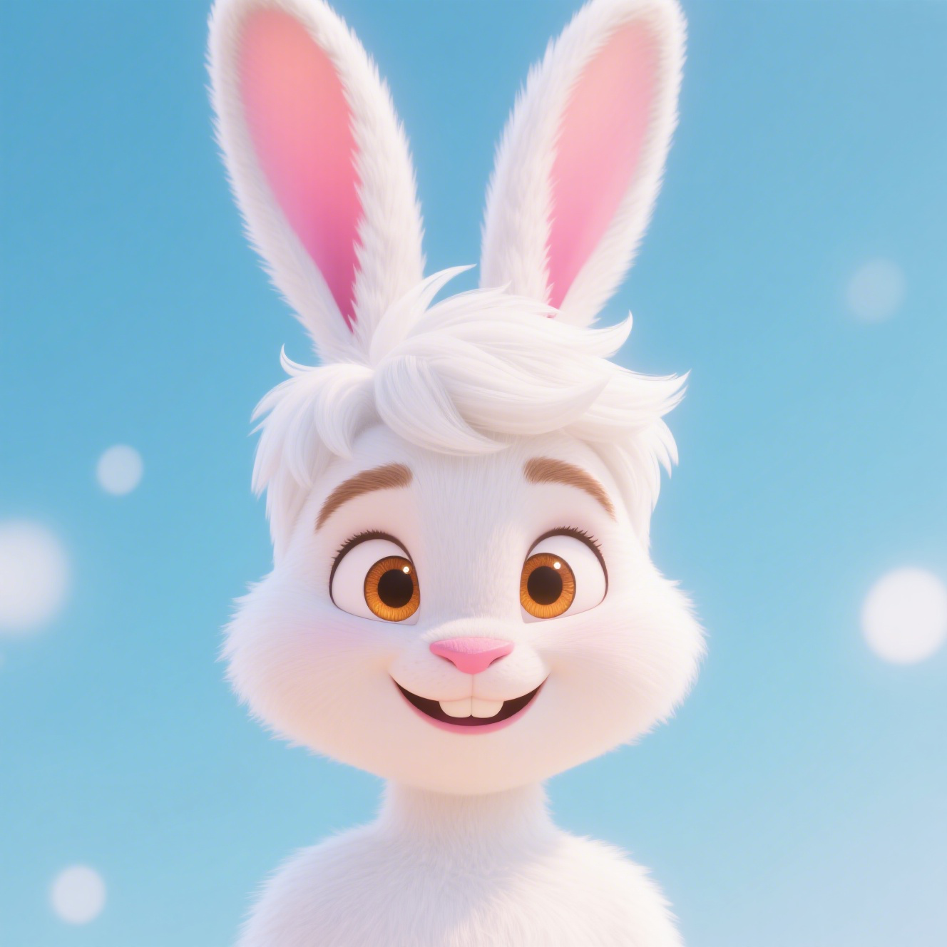 Barton Rabbit With A Cheerful Smile On His Face