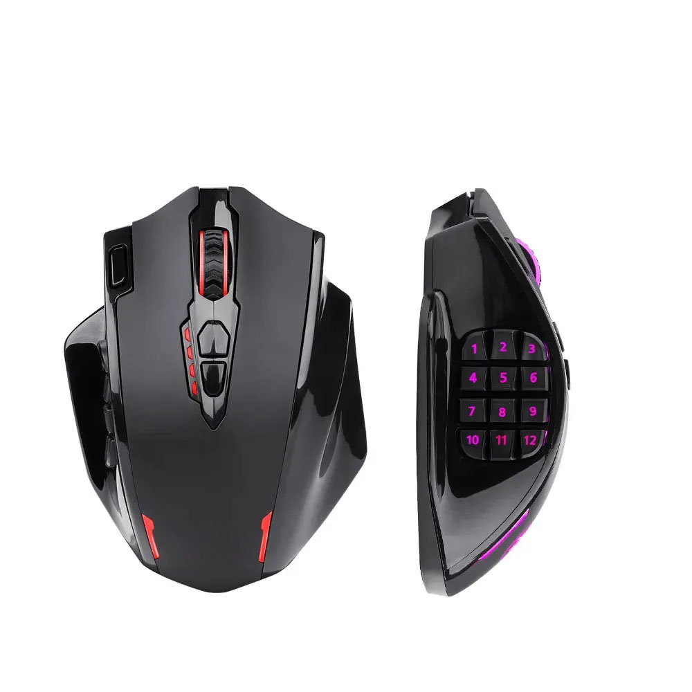 Wireless Mouse USB 2.4g Wireless Gaming Mouse 16000 DPI 16 Buttons Programmable Ergonomic For Gamer Pc