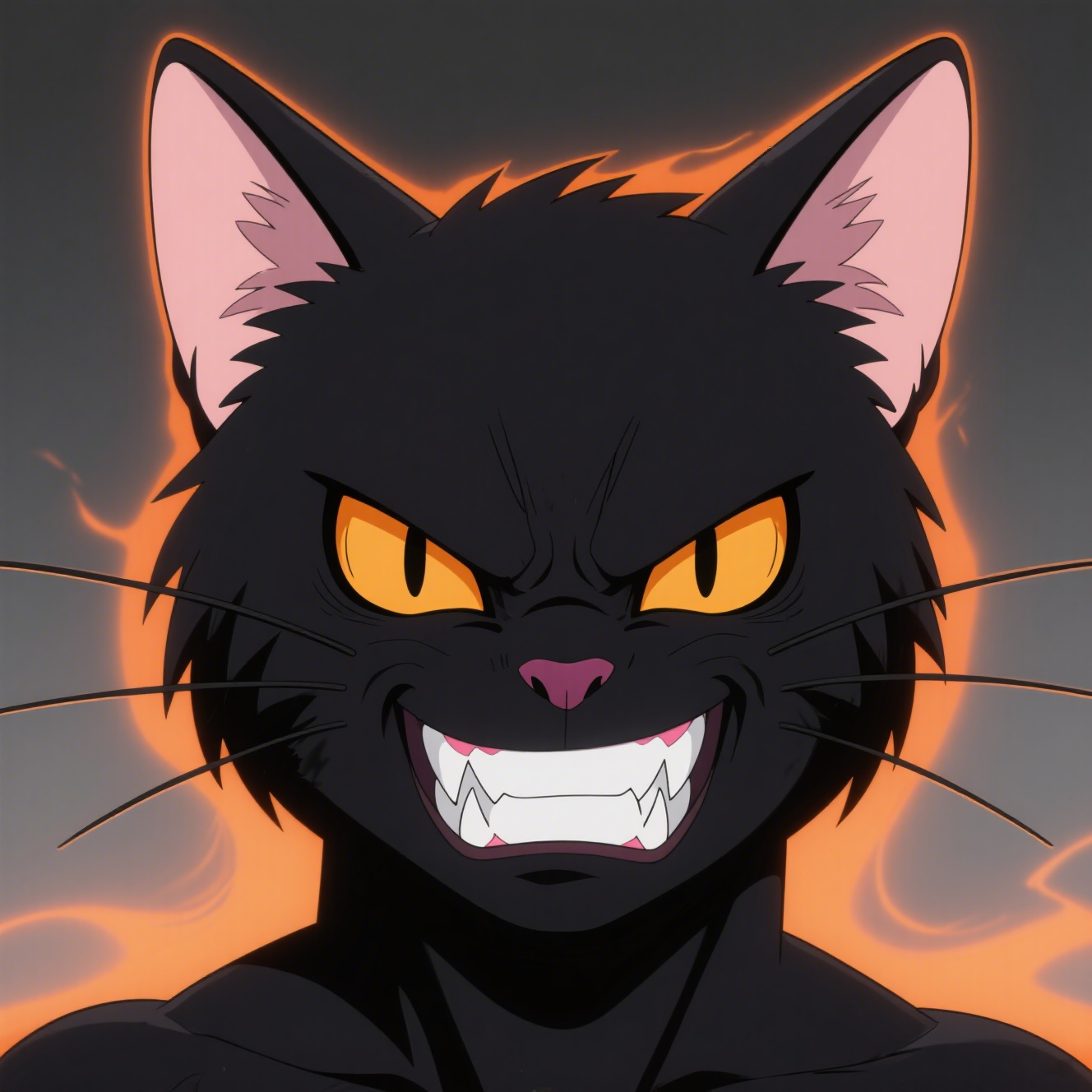 Very Angry Evil Blackcat