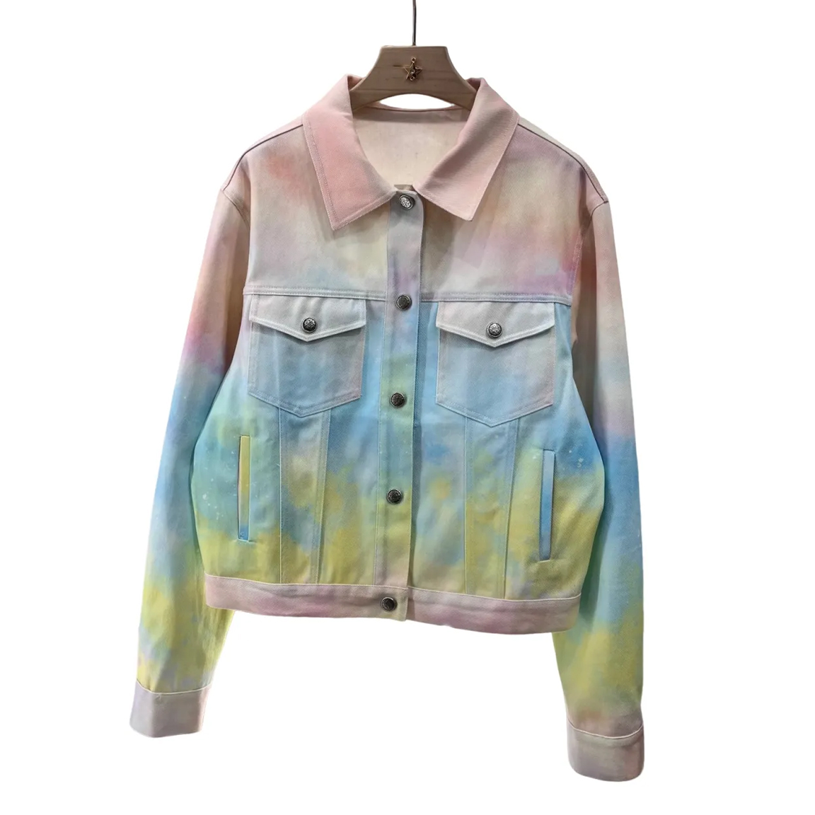 Women's Denim Jacket Cowboy Fashion Coat Casual Ou...