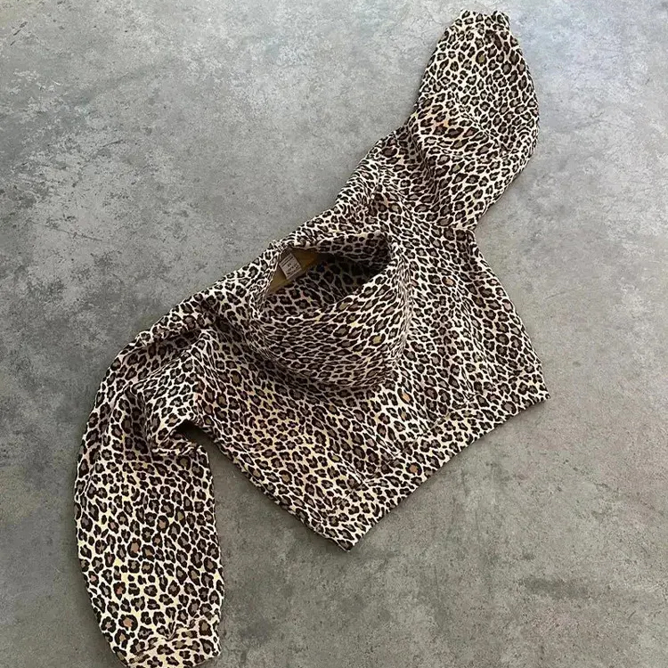 Women's Leopard Print Hoodie Vintage Autumn Winter...