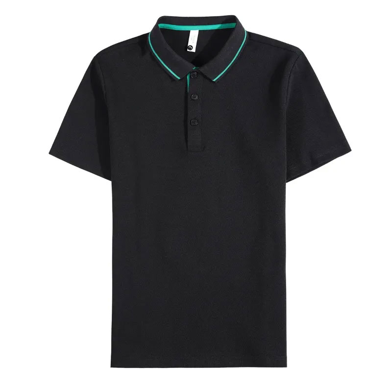 Men's Polos Summer Breathable Polo Shirts Men Clothing Formal Wear Slim Fit Short Sleeve Shirt