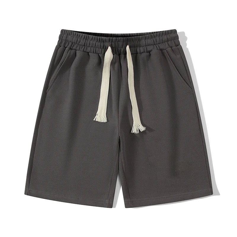 Men's Casual Sports Shorts Solid Color Drawstring ...