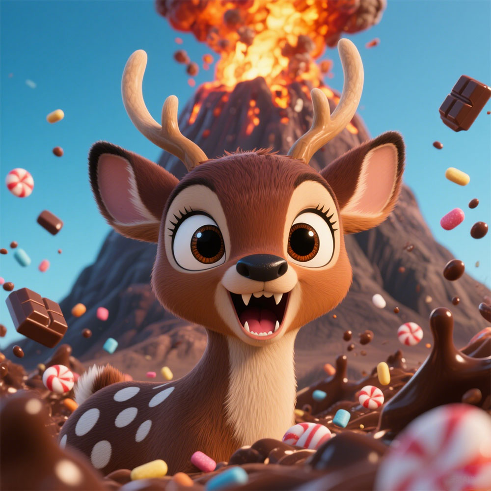 Sweet Flame Deer Madness