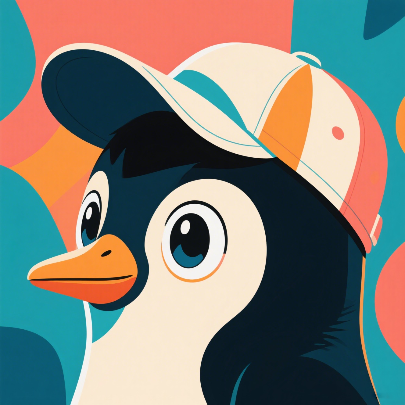 Cute Black Penguin Doherty