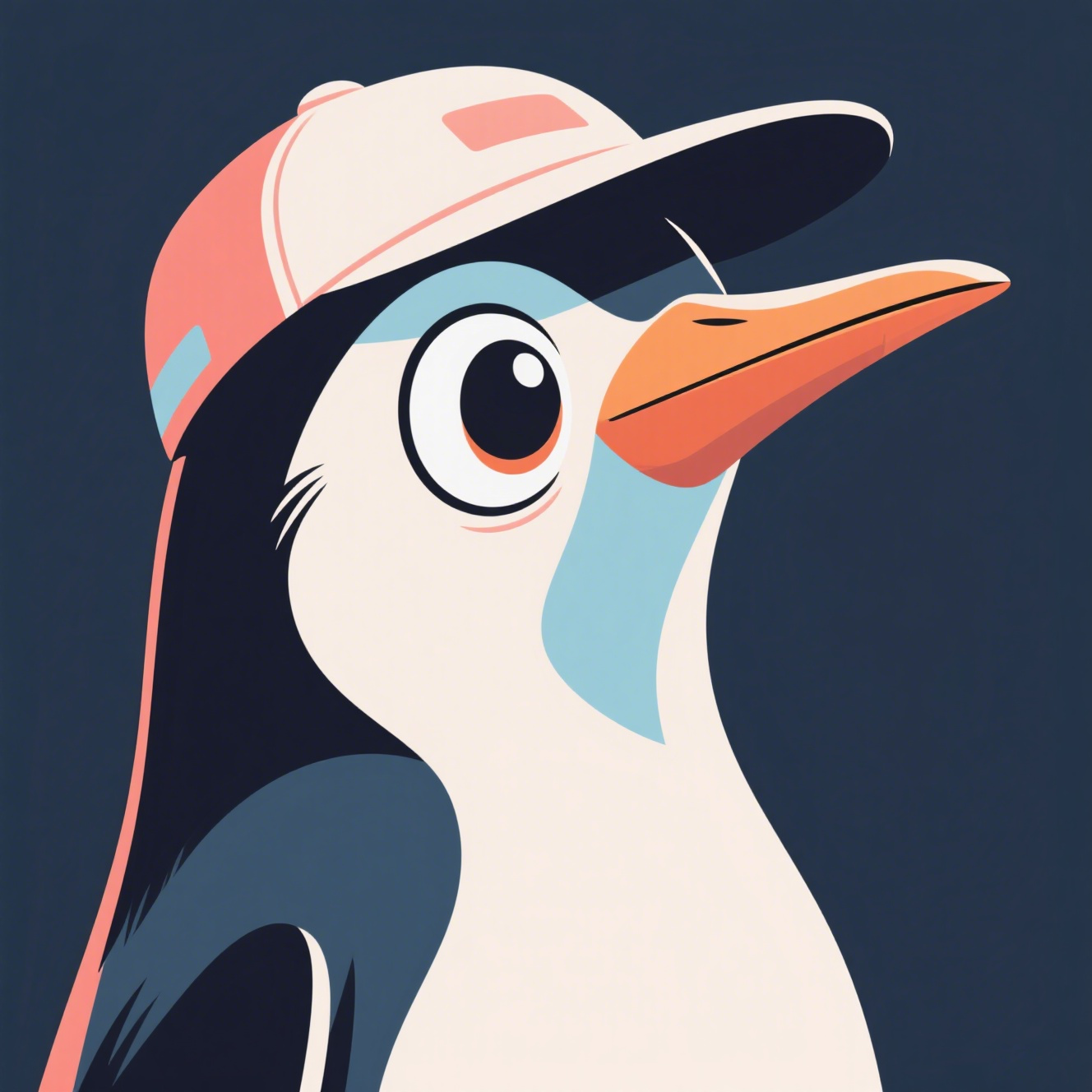 Proud Black Penguin Franklin