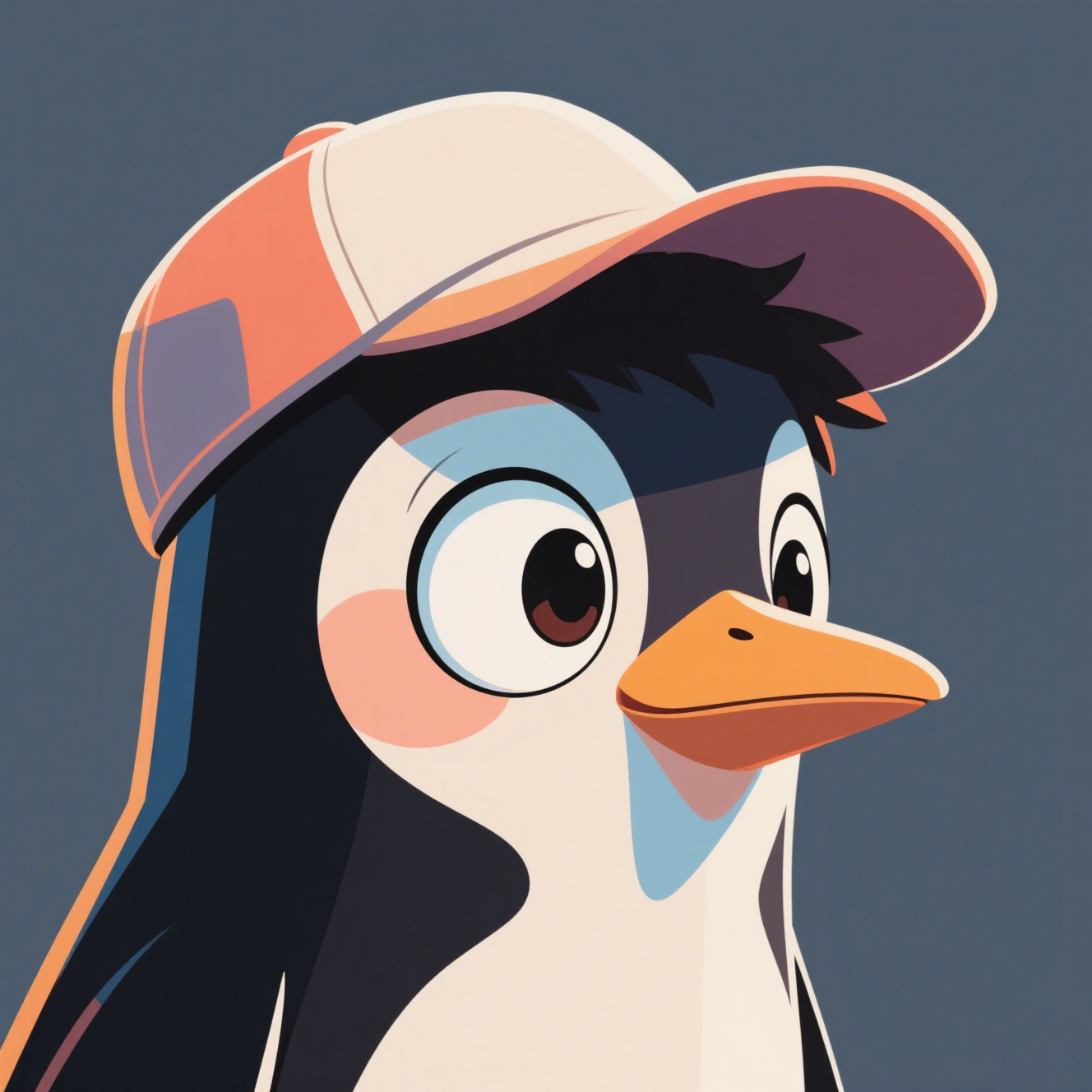 Impish Black Penguin Doherty