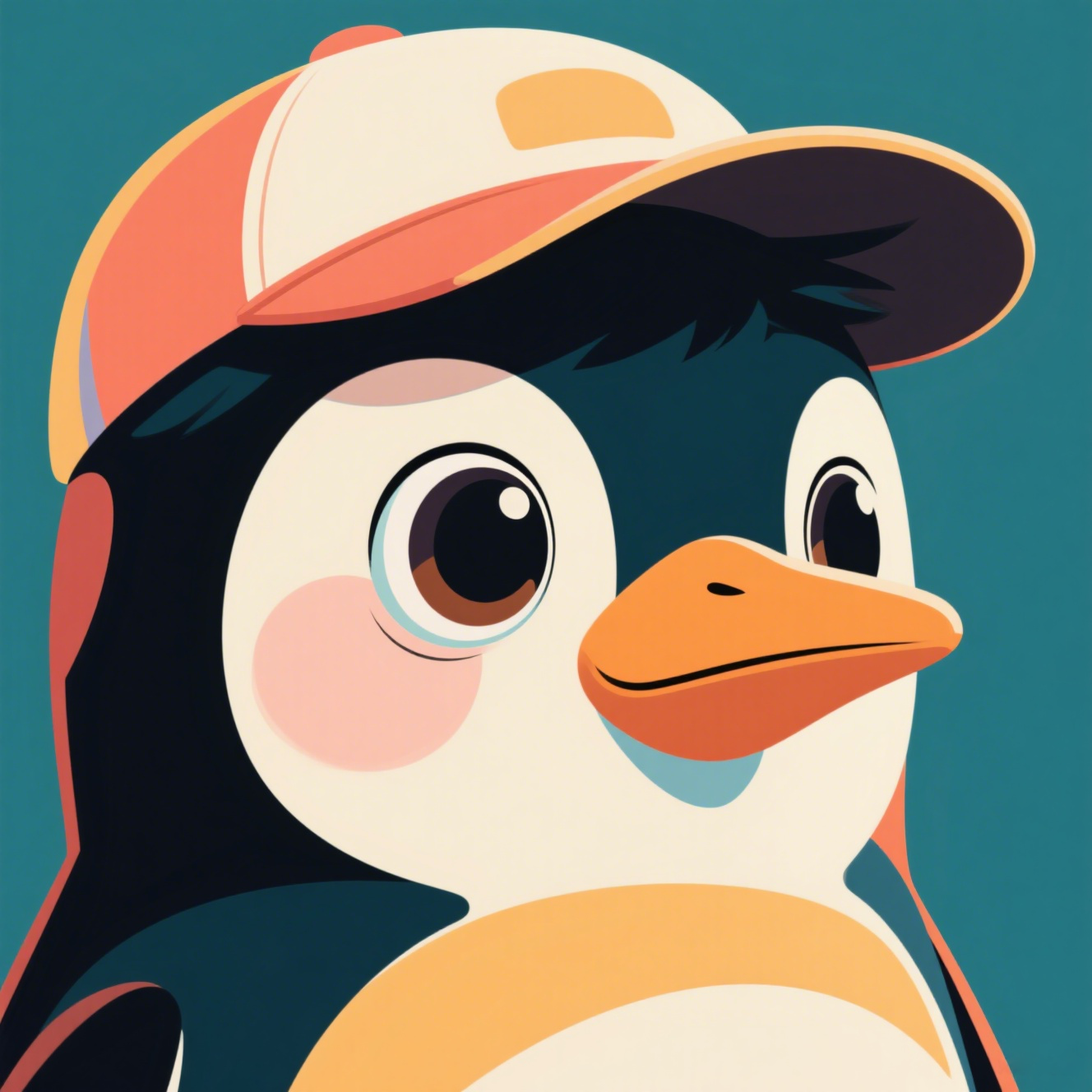 Lazy Black Penguin Alerander