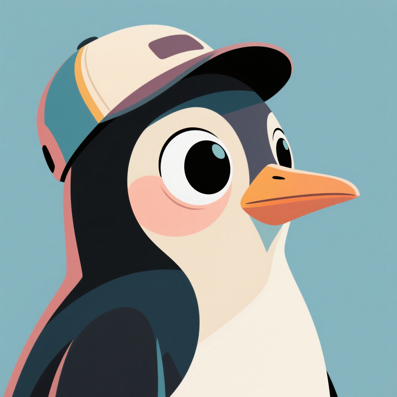 Cautious Black Penguin Harvey