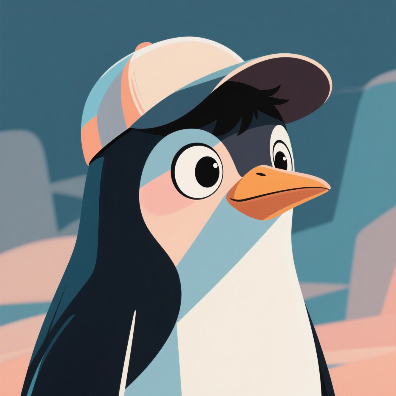 Funny Black Penguin Doherty