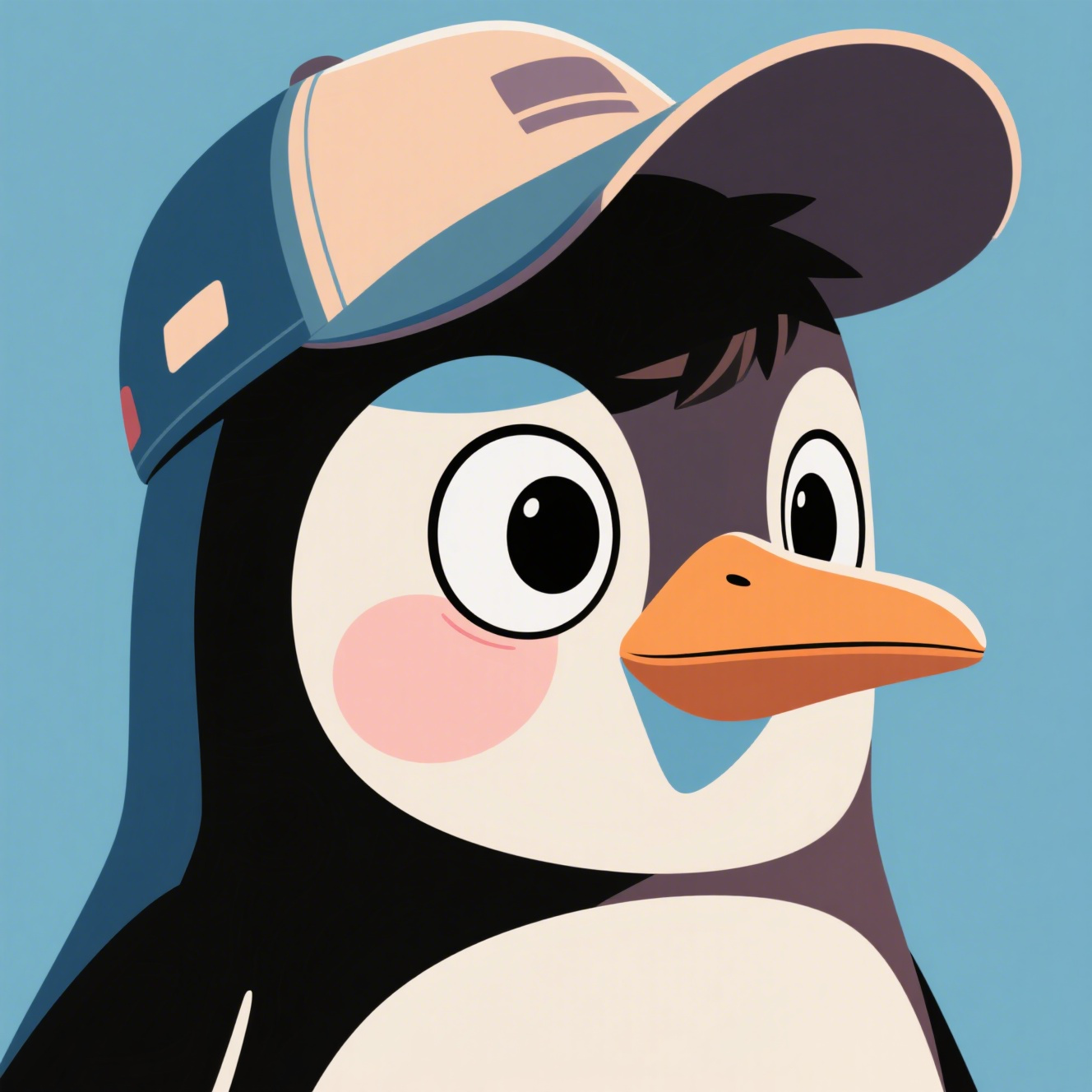 Cowardly Black Penguin Harvey