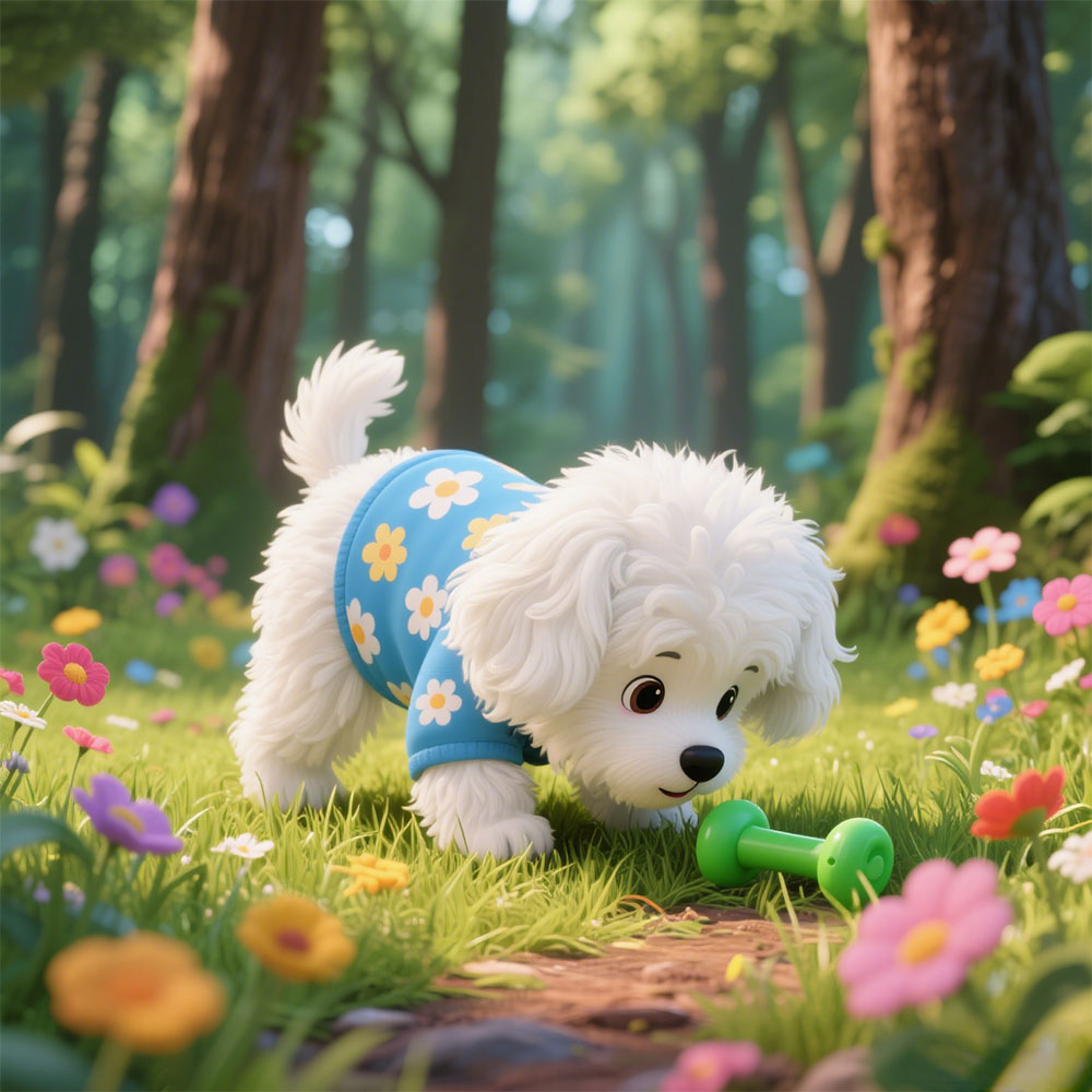 Forest Fun Puppy Bone Hunt