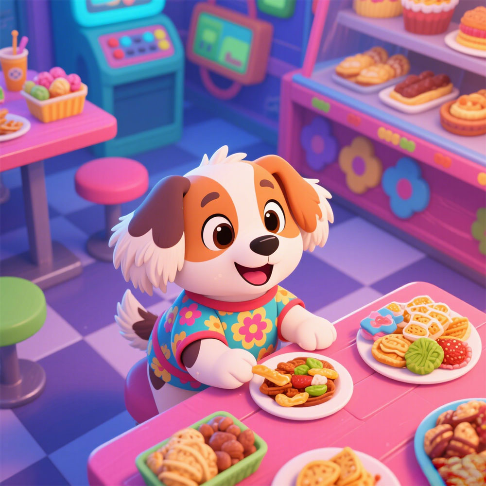 Puppy Food Paradise Adventure