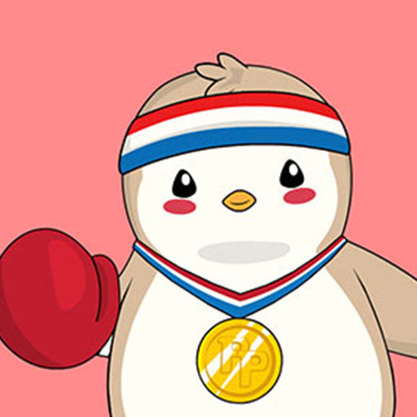 Cute Boxing Champion Penguin