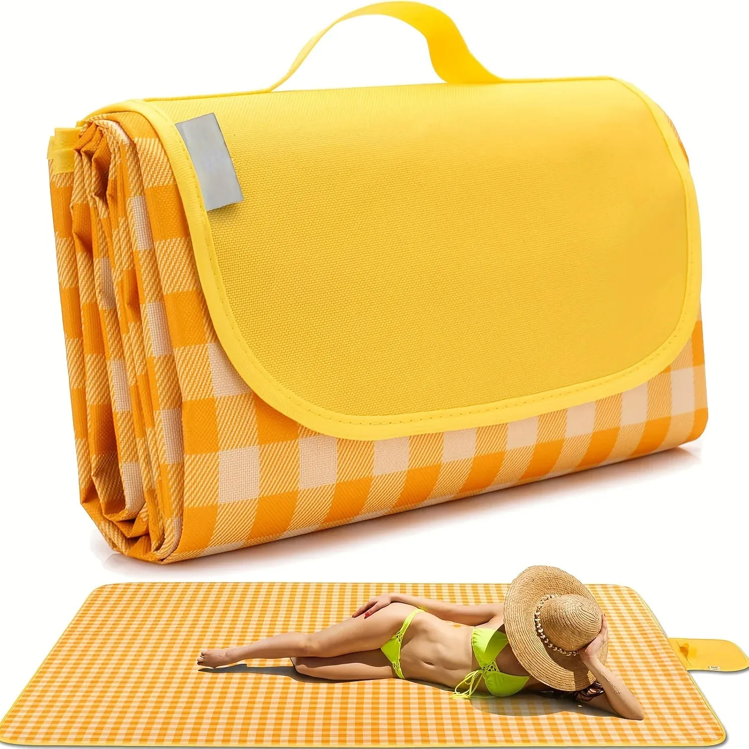 Outdoor Picnic Mat Picnic Blanket Foldable Beach B...