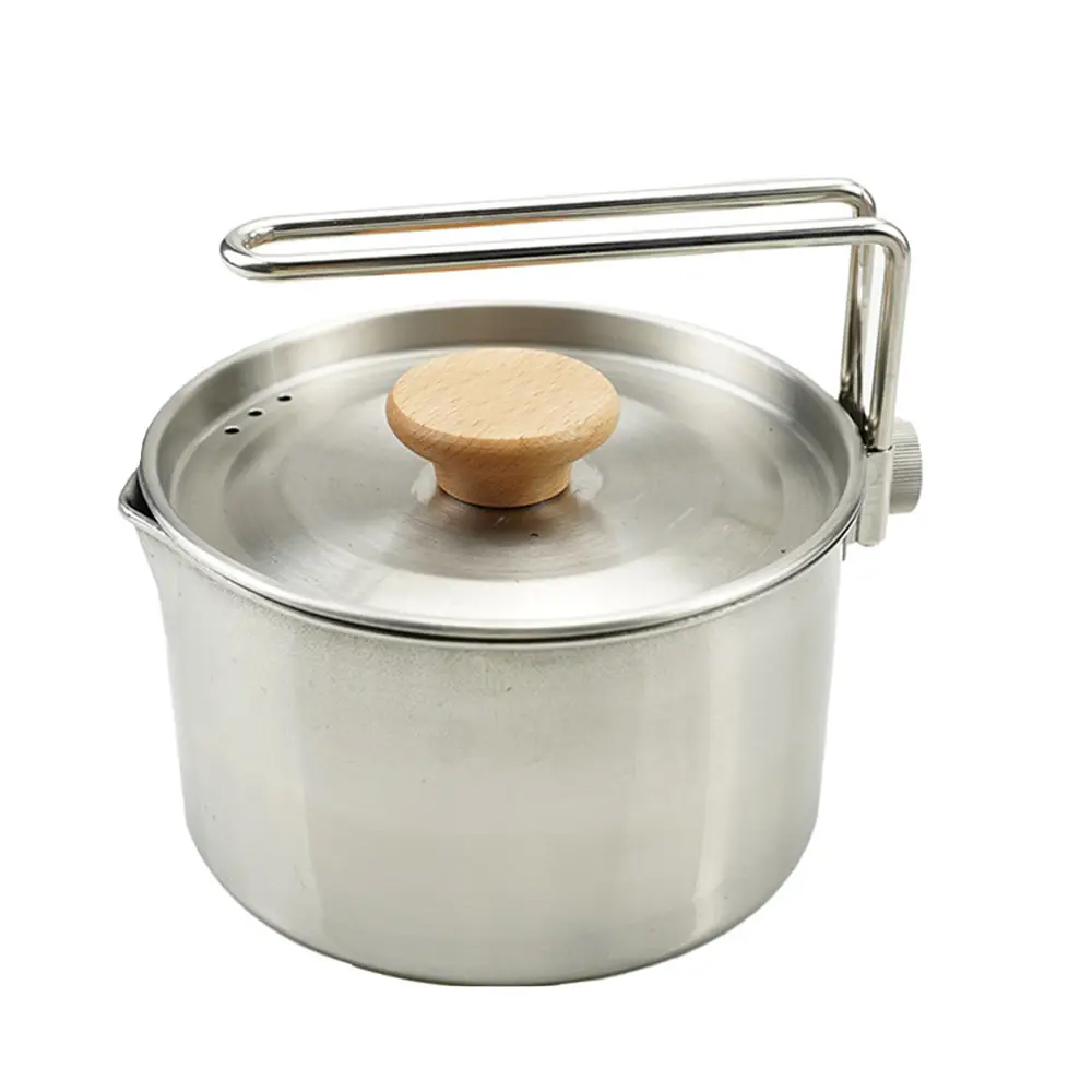 Portable Stainless Steel Cooker Camping Hiking Pic...