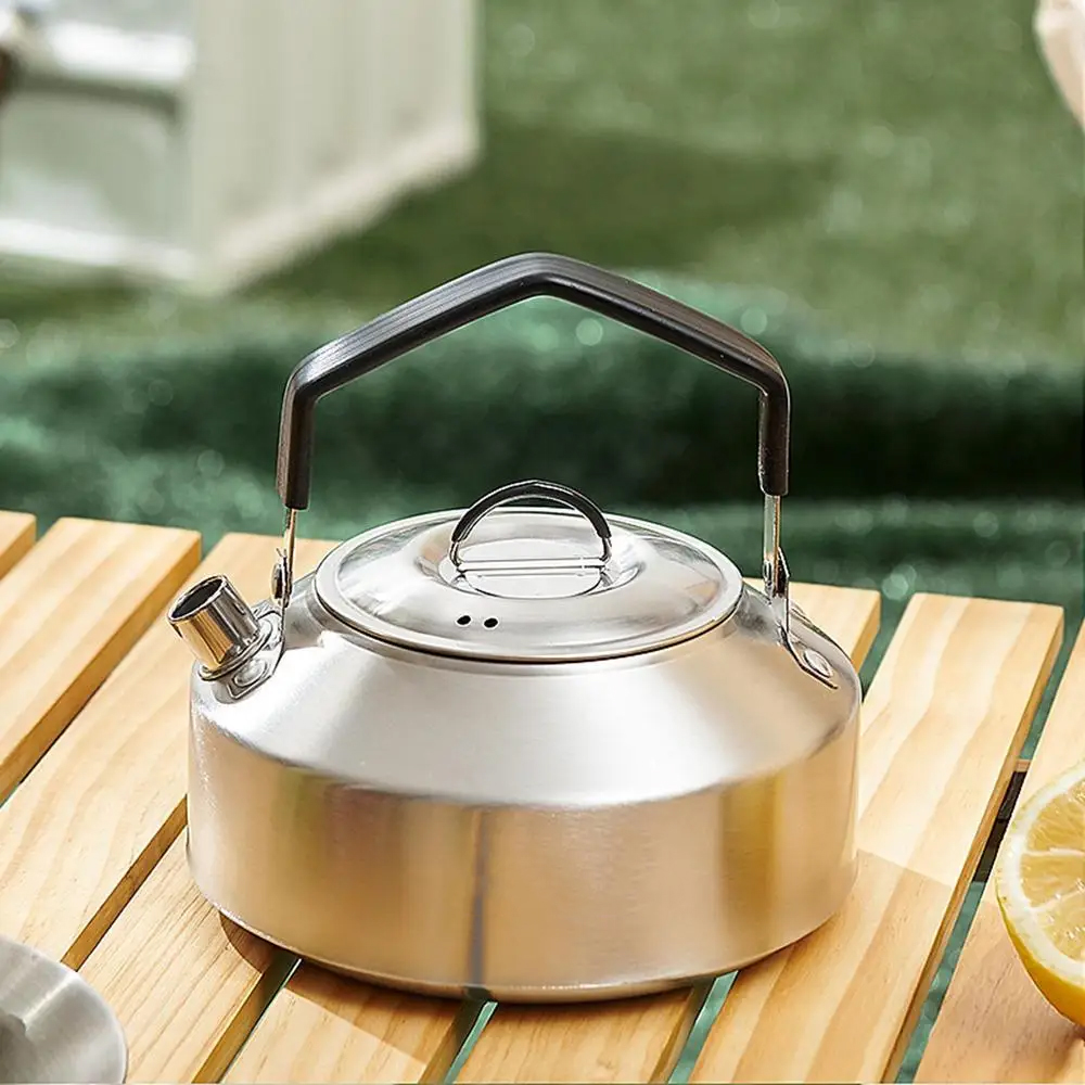 Camping Kettle Outdoor Coffee Pot Tableware Picnic...