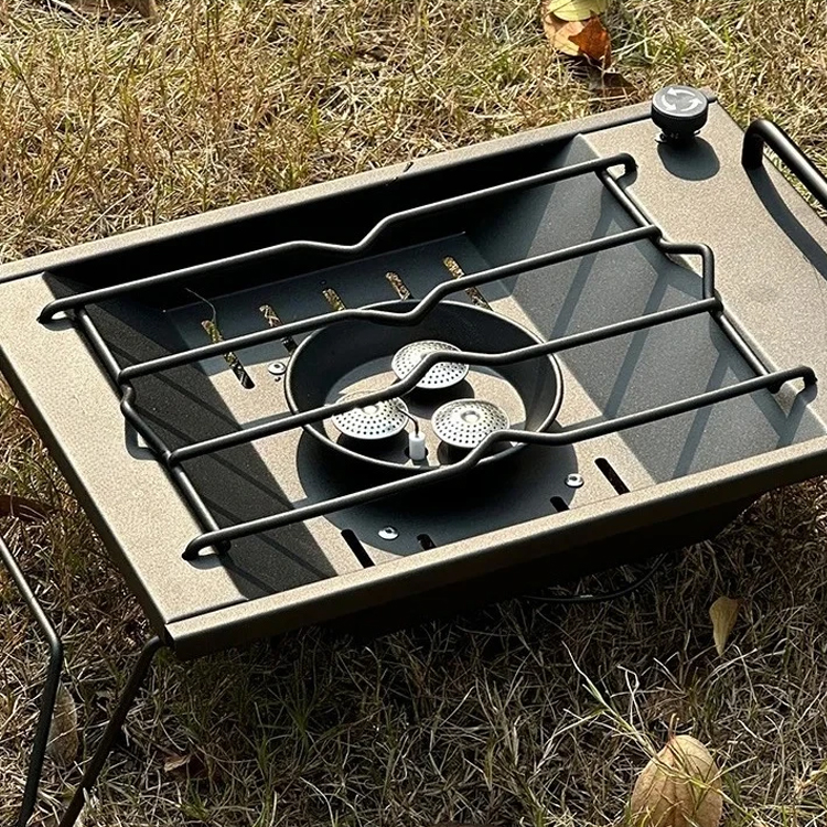 High-Powered Camping Gas Stove 8000w Flat Burner Single Unit For Outdoor Cooking Convenient And Efficient