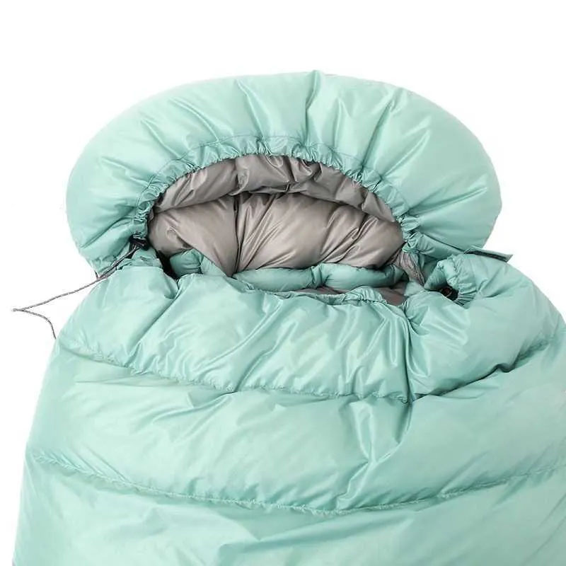 Sleeping Bags Down Sleeping Bag Winterproof Adult Thickened Warm Portable Travel Camping Single Outdoor Sleeping Bags