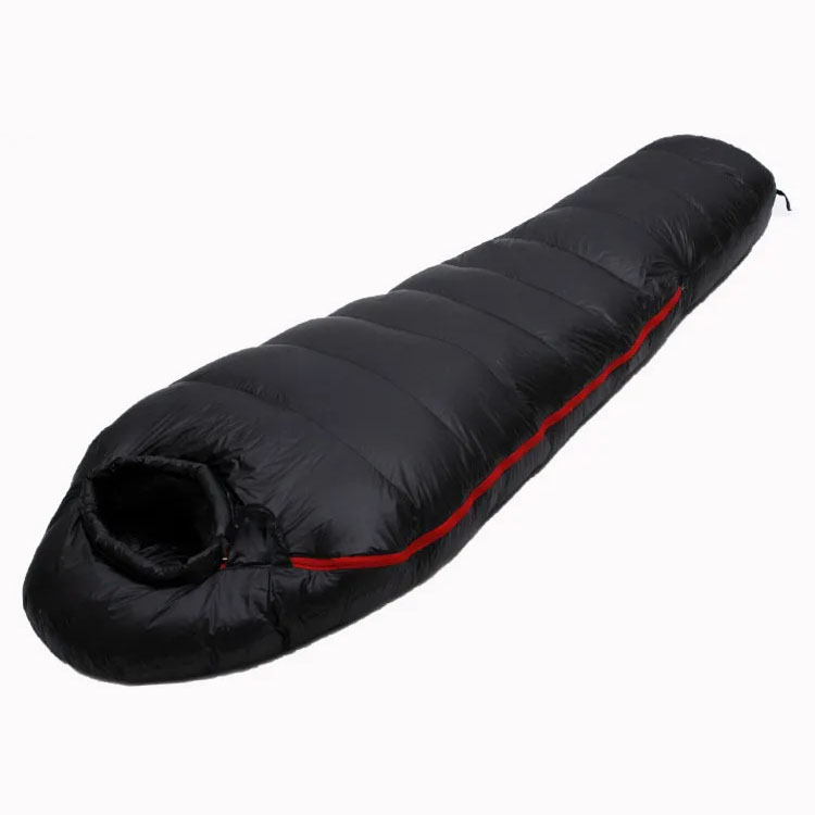 Outdoor Camping Sleeping Bag Very Warm Down Filled Adult Mummy Style Sleep Bag 4 Seasons Camping Travel Sleeping Bag