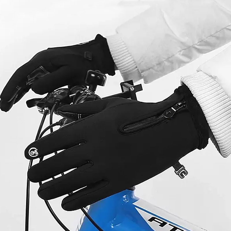 Cycling Gloves Waterproof Men’s Windproof ...