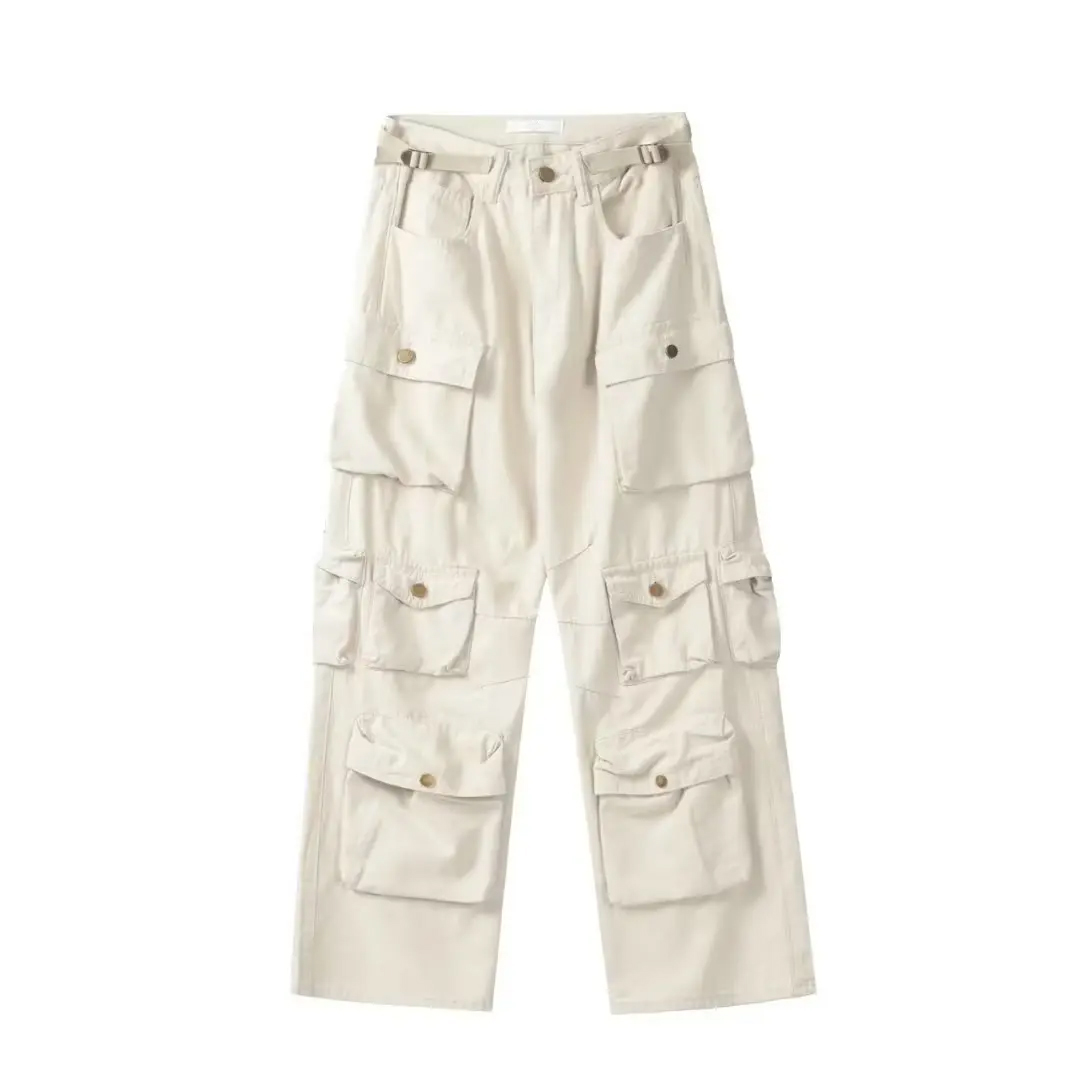 Spring Hiking Pants Popular Multi-pockets Overalls...