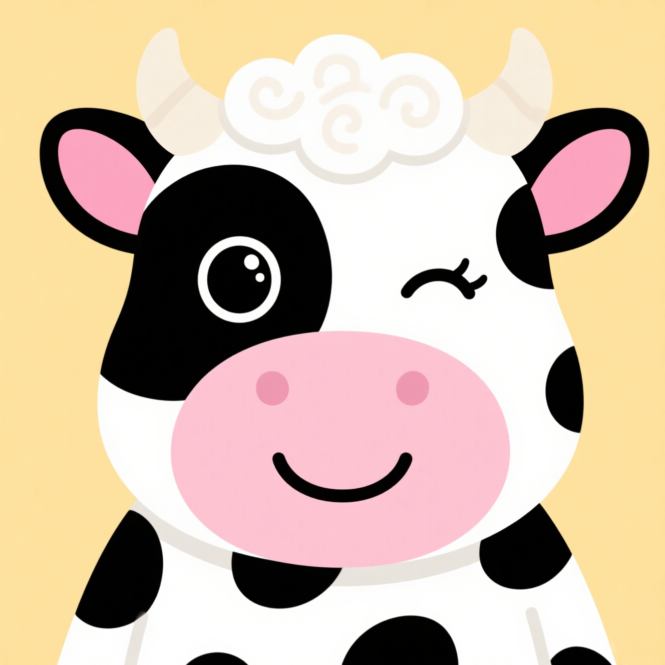 Nelly From The Cute Cow Series