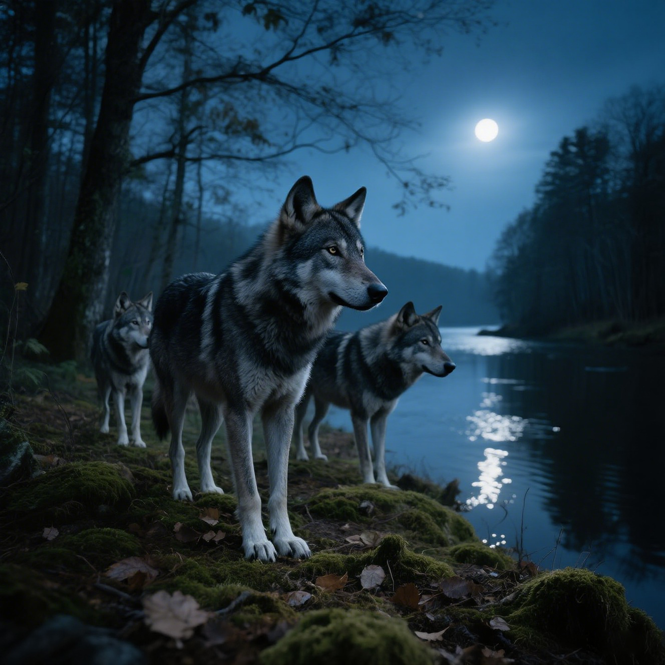 The Grey Wolf Family