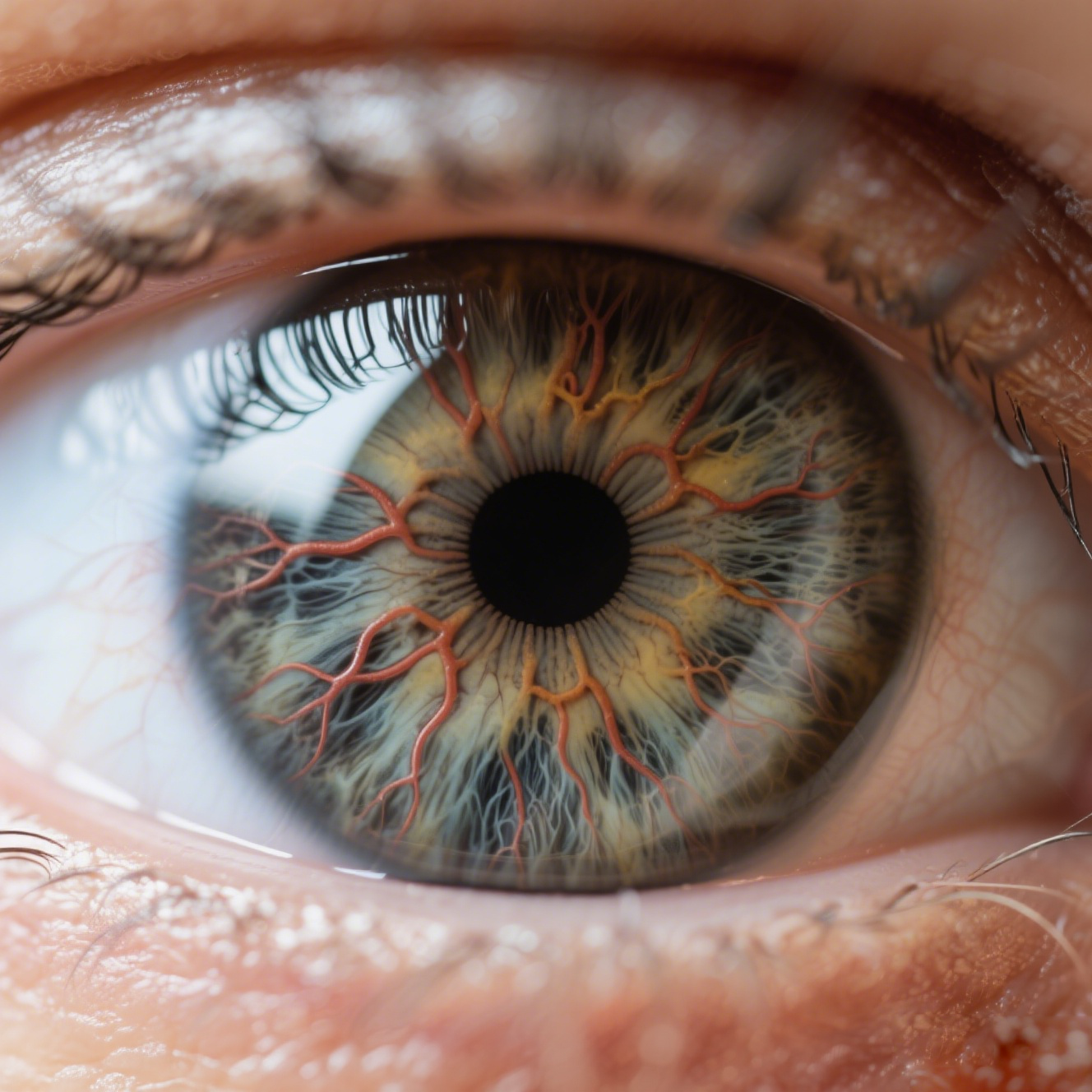 Close Up Photo Of Human Eyes