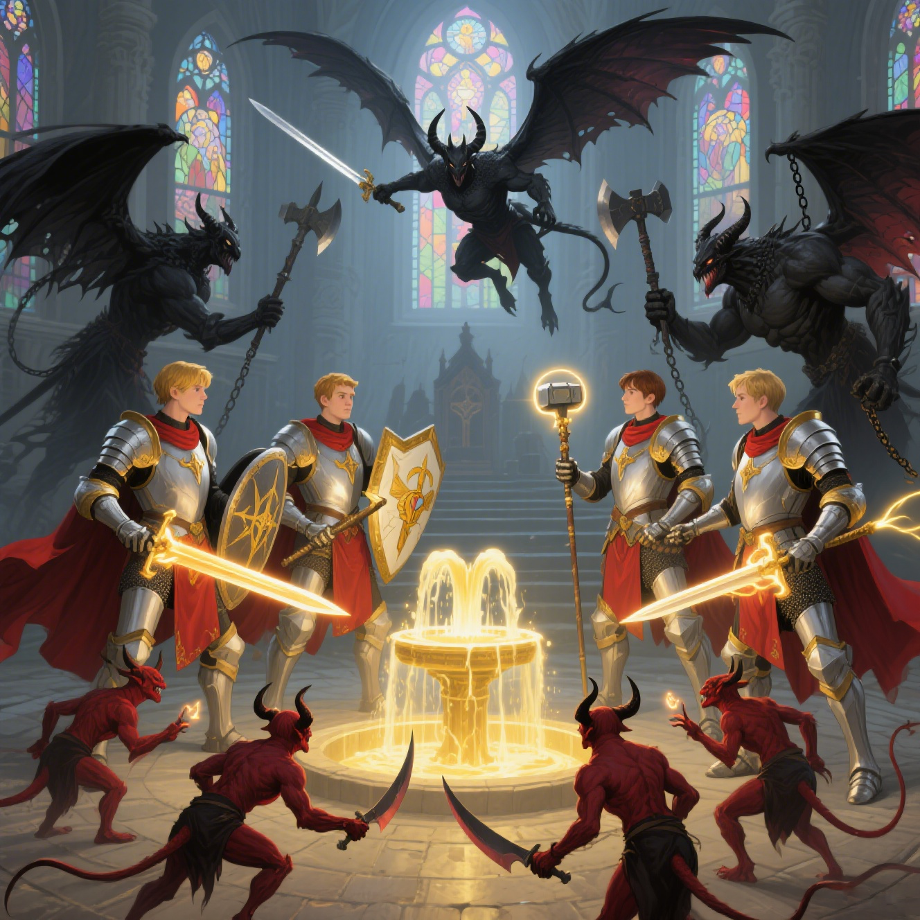 Battle Of The Temple Of Light