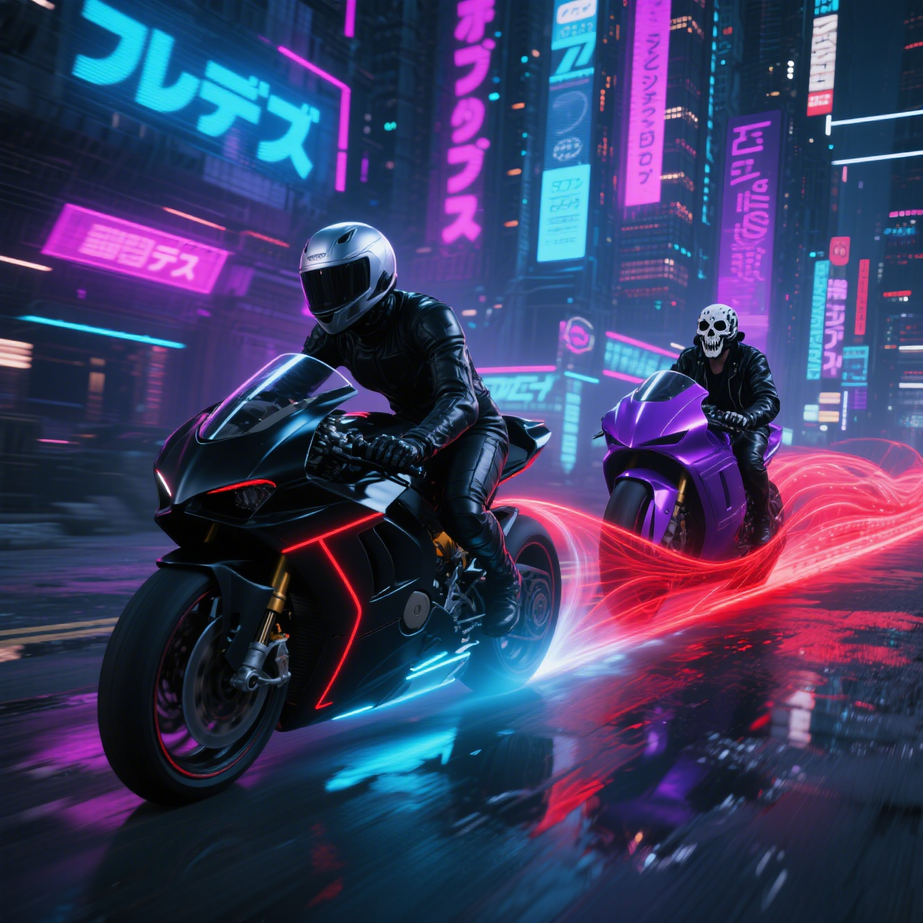 Motorcycle Chase Competition