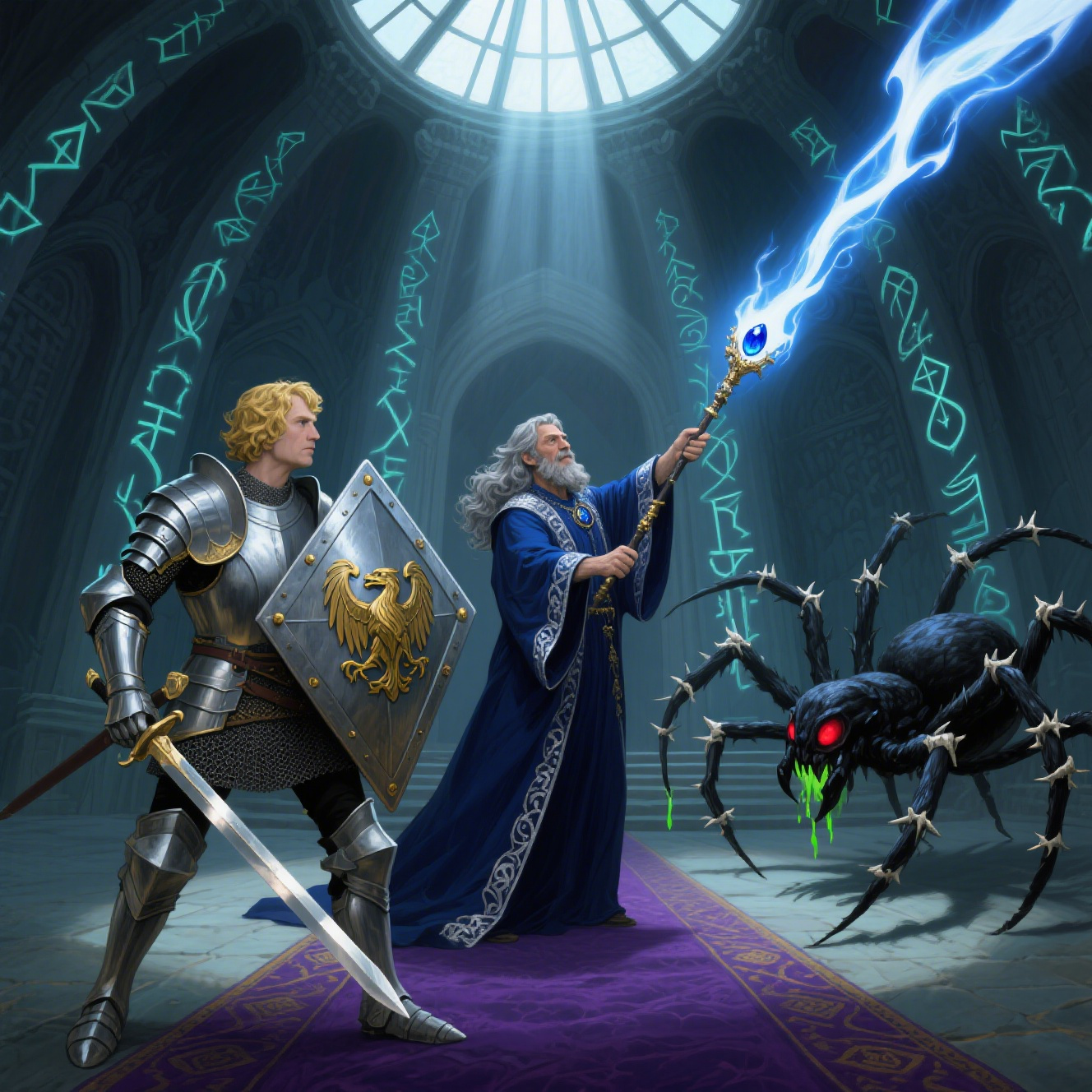 Magical Wizards Battle Monsters 1